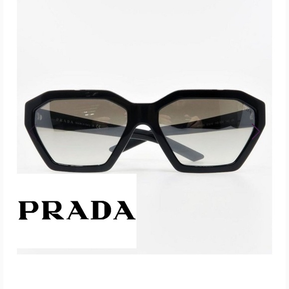 Prada Accessories - Prada Hexagon 57MM black sunglasses. (Unisex) to me 🙏🕉️☮️🙌